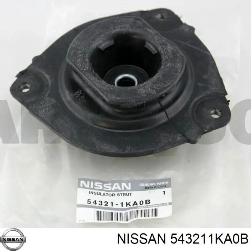 543211KA0B Nissan soporte amortiguador delantero izquierdo