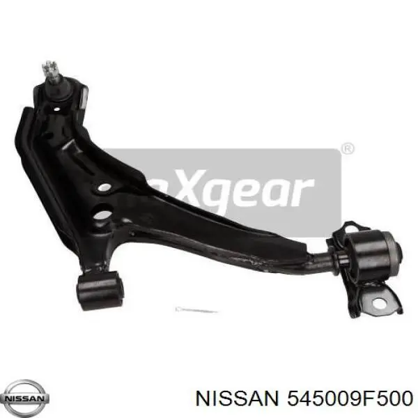 545009F500 Nissan barra oscilante, suspensión de ruedas delantera, inferior derecha