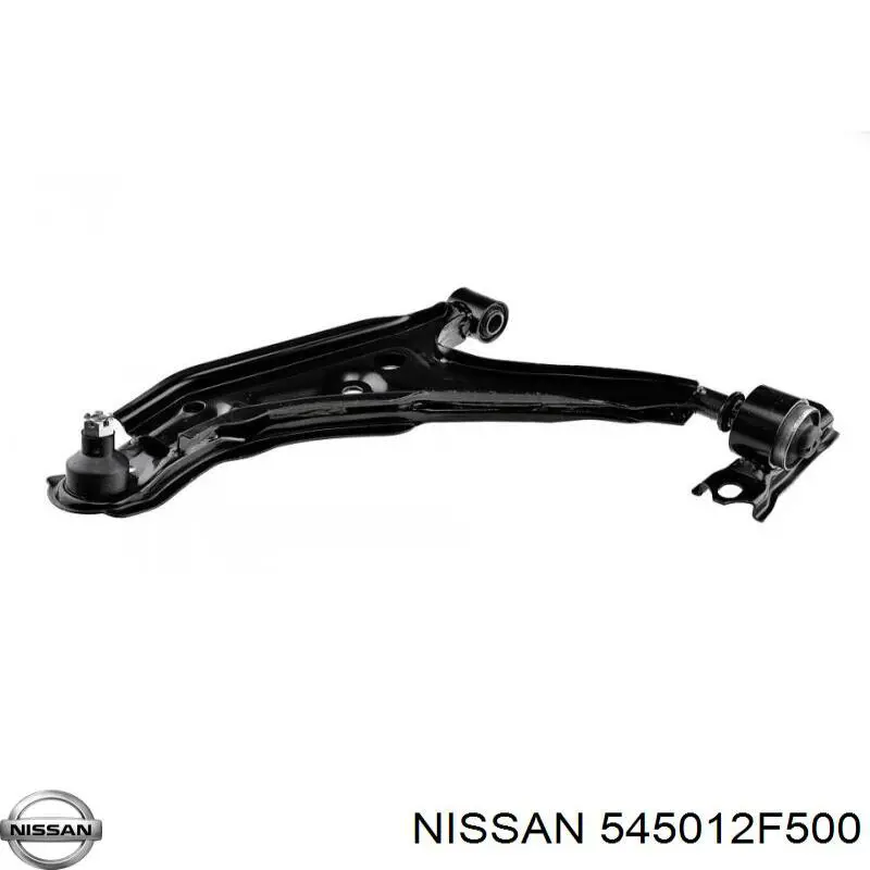 545012F500 Nissan barra oscilante, suspensión de ruedas delantera, inferior izquierda