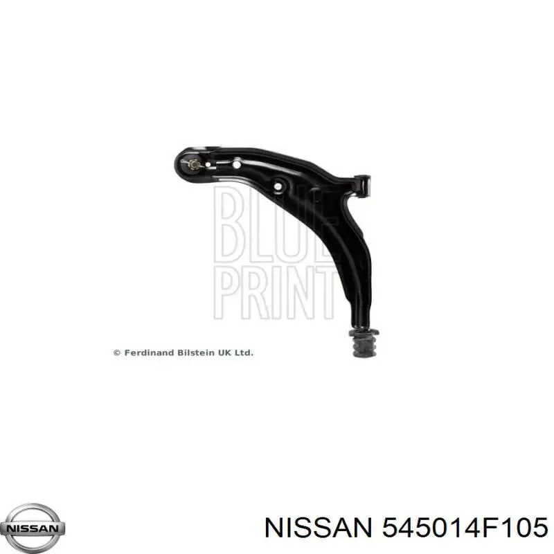 545014F105 Nissan barra oscilante, suspensión de ruedas delantera, inferior izquierda