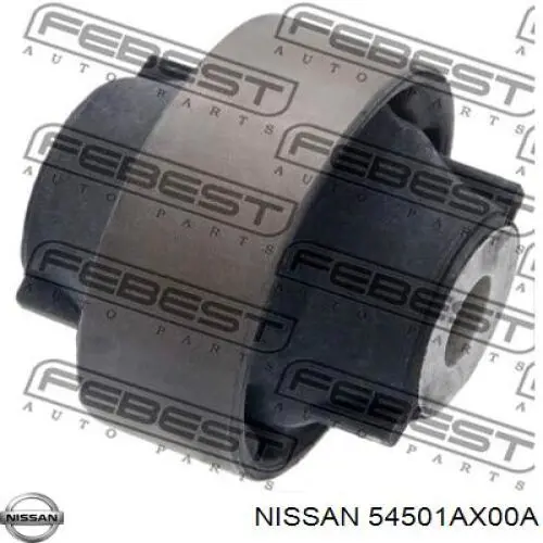 .54501AX00A Nissan barra oscilante, suspensión de ruedas delantera, inferior izquierda