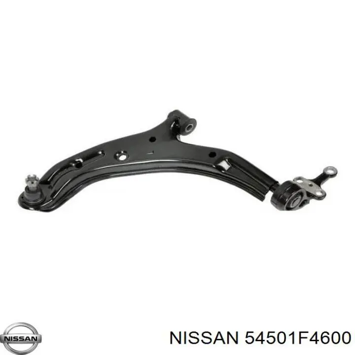 54501F4600 Nissan barra oscilante, suspensión de ruedas delantera, inferior izquierda