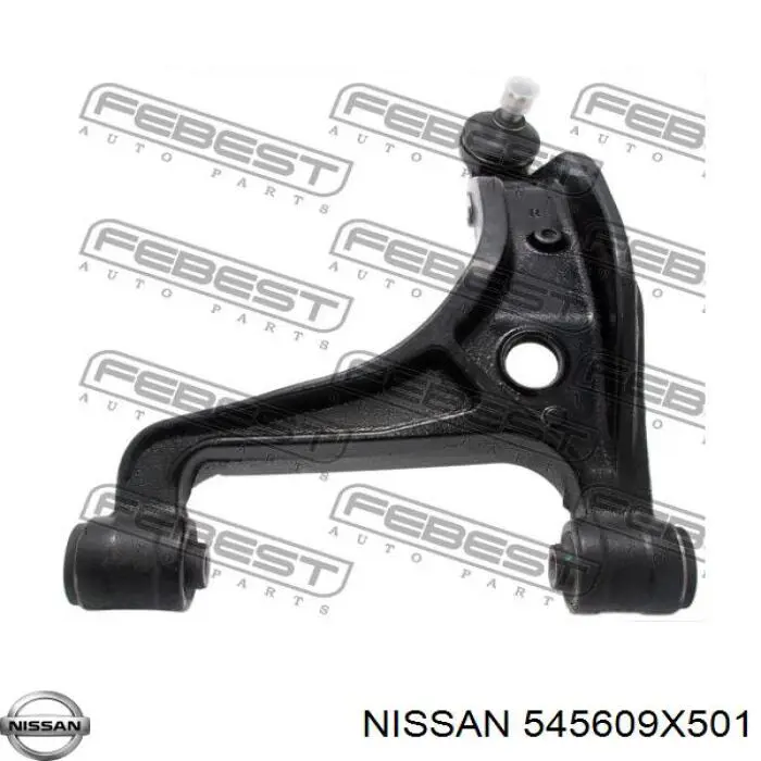 545609X501 Nissan silentblock de suspensión delantero inferior