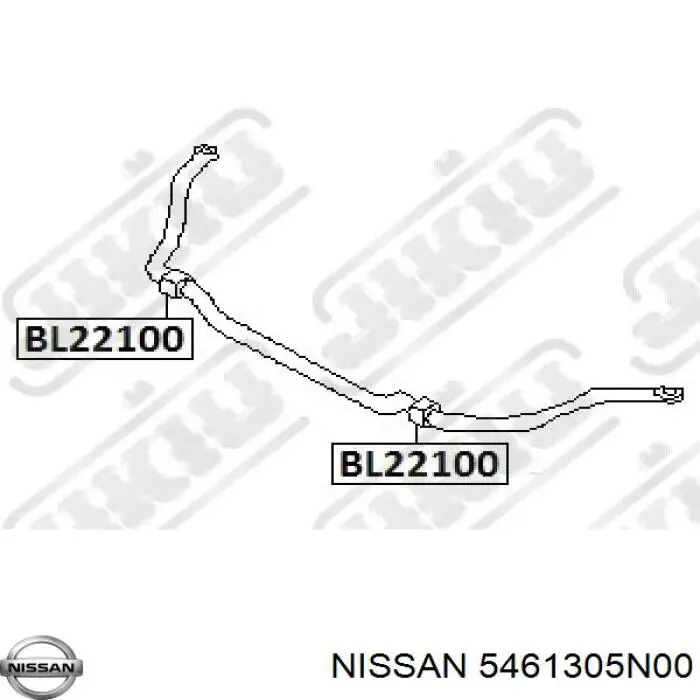  Casquillo de barra estabilizadora delantera para Nissan Urvan E24