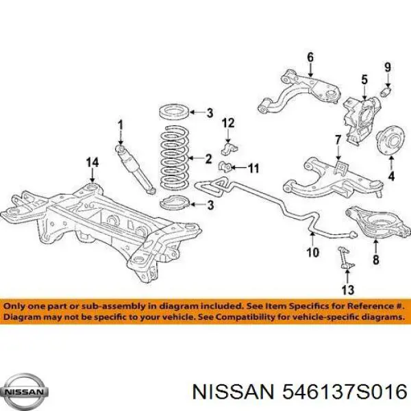  Casquillo de barra estabilizadora trasera para Infiniti QX56 JA60