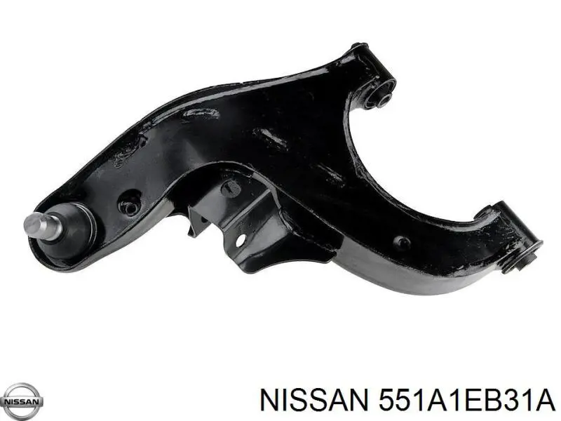 551A1EB31A Nissan brazo suspension (control trasero inferior izquierdo)