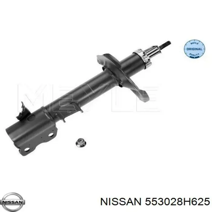 553028H625 Nissan amortiguador trasero derecho