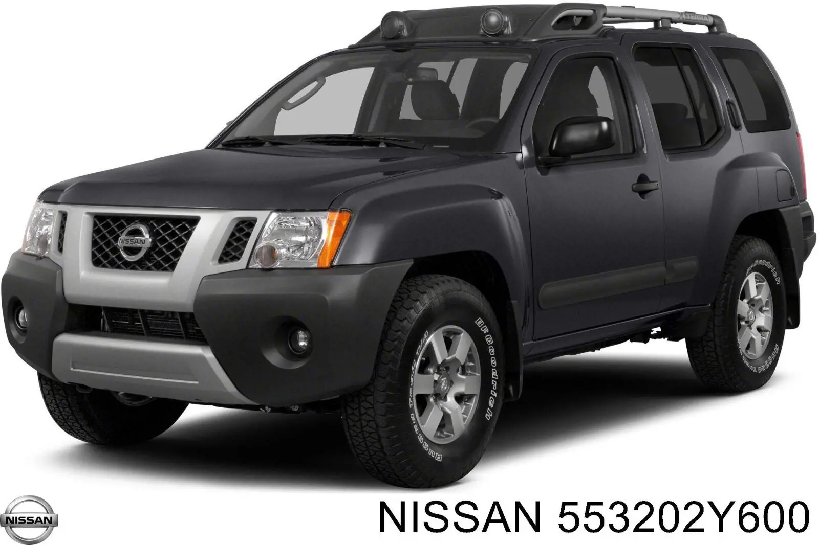 553202Y600 Nissan soporte amortiguador trasero