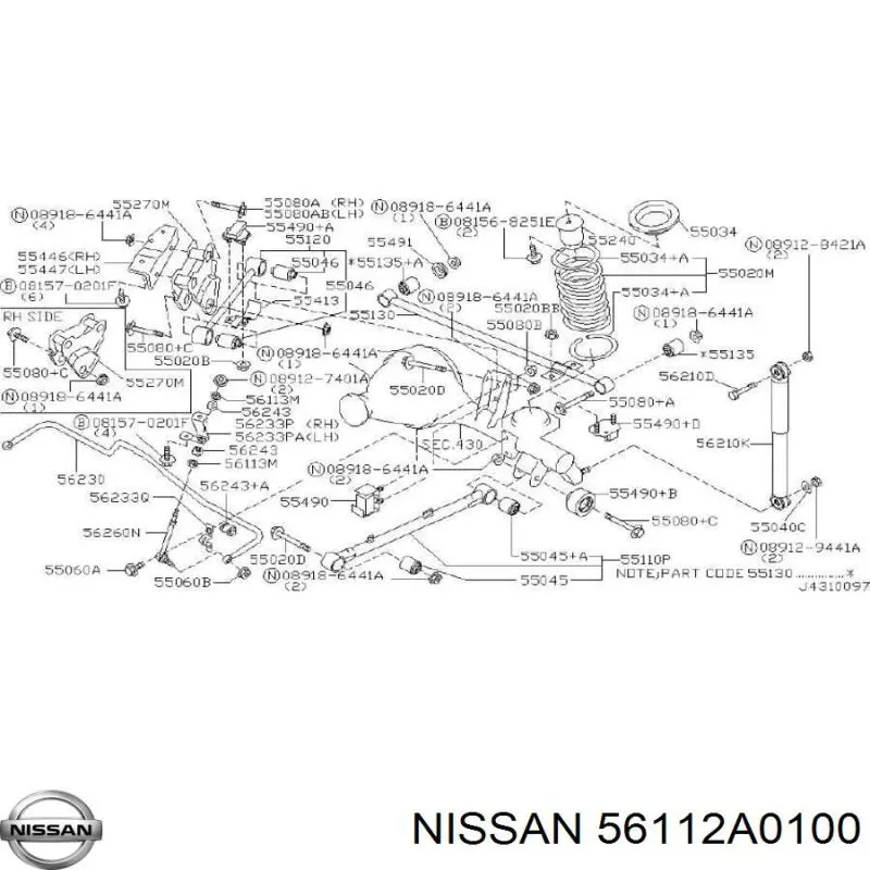 56112A0100 Nissan 