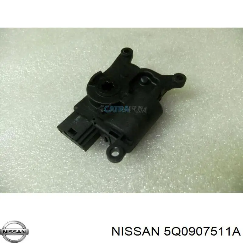 5Q0907511A Nissan elemento de reglaje valvula mezcladora actuador de compuerta