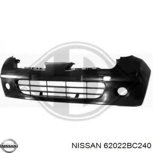 62022BC240 Nissan parachoques delantero