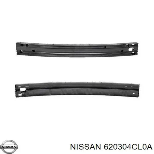 620304CL0A Nissan refuerzo parachoque delantero