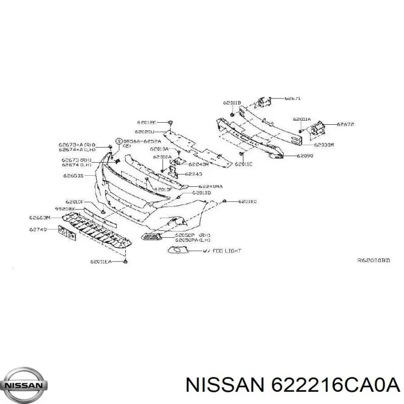 622216CA0A Nissan 