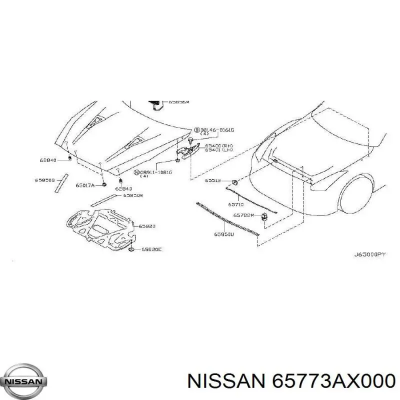 65773AX000 Nissan 