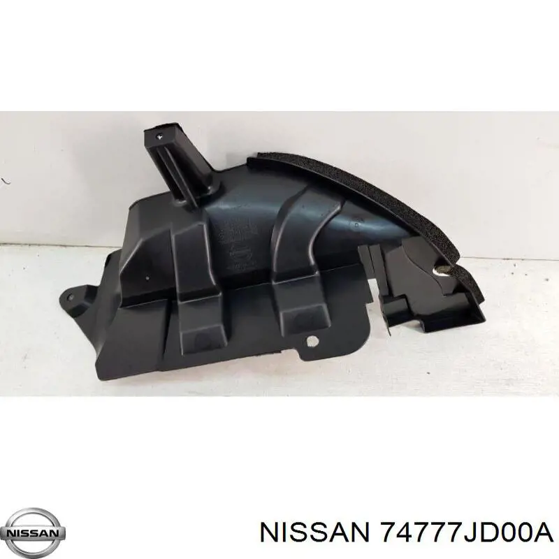 74777JD00A Nissan faldilla guardabarro trasera izquierda