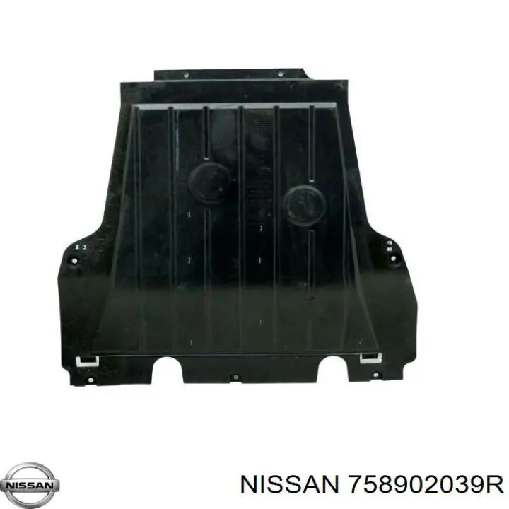 758902039R Nissan protección motor delantera