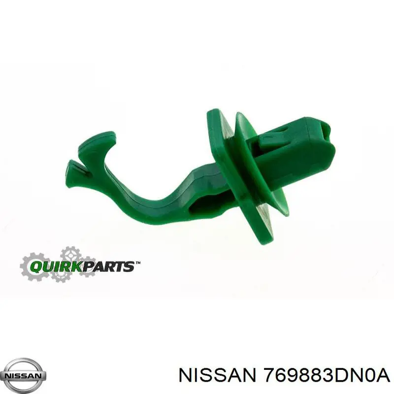 769883DN0A Nissan clips fijación, revestimiento puerta