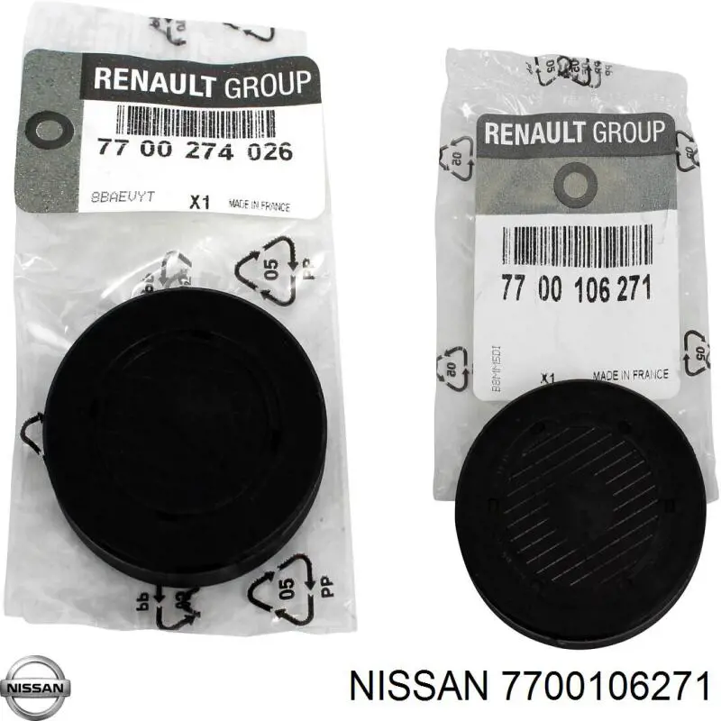 7700106271 Nissan tapón de culata