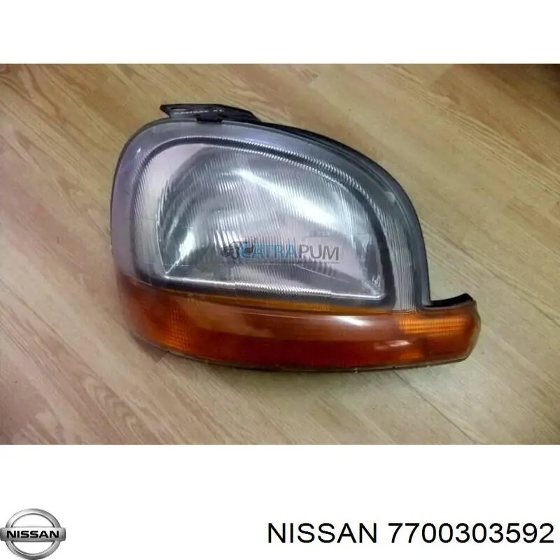 7700303592 Nissan cable de accionamiento, desbloqueo de puerta trasera derecha