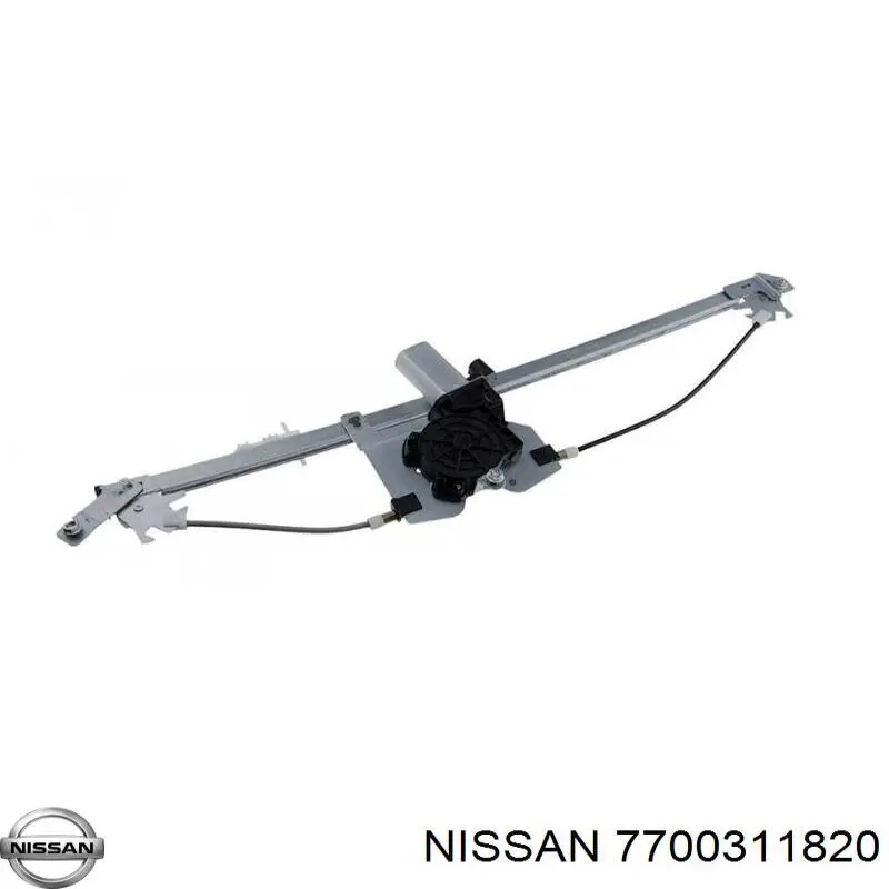 7700311820 Nissan mecanismo de elevalunas, puerta delantera izquierda