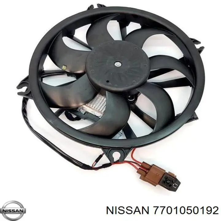 7701050192 Nissan ventilador (rodete +motor refrigeración del motor con electromotor completo)