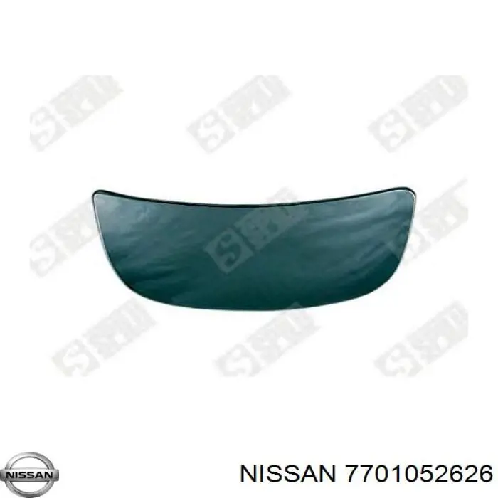 7701052626 Nissan cristal de espejo retrovisor exterior derecho