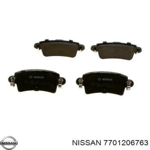 7701206763 Nissan pastillas de freno traseras