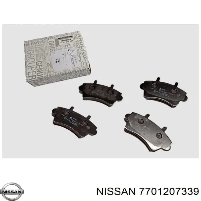 7701207339 Nissan pastillas de freno delanteras