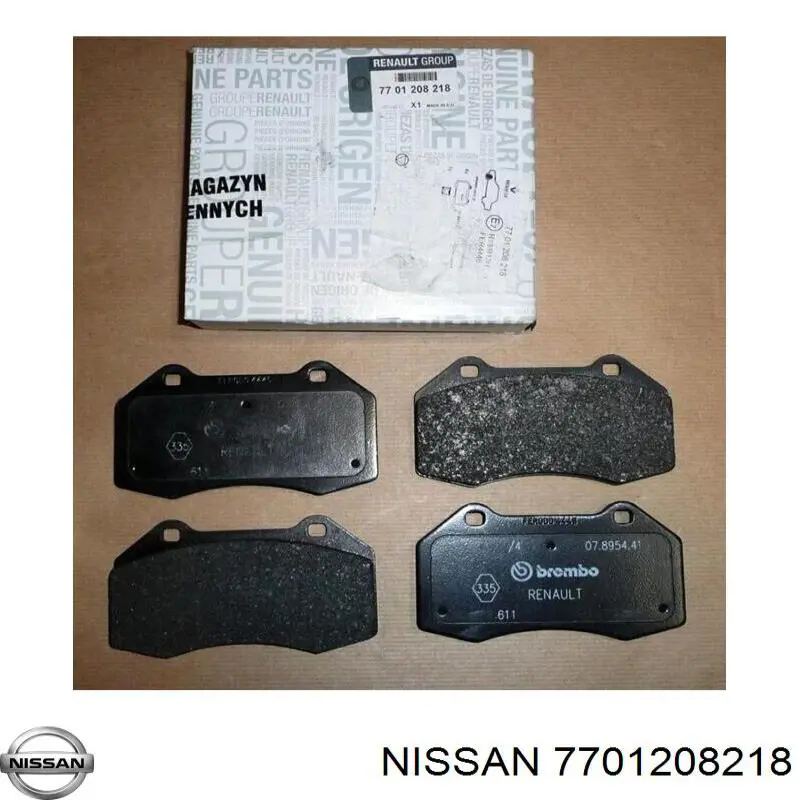 7701208218 Nissan pastillas de freno delanteras