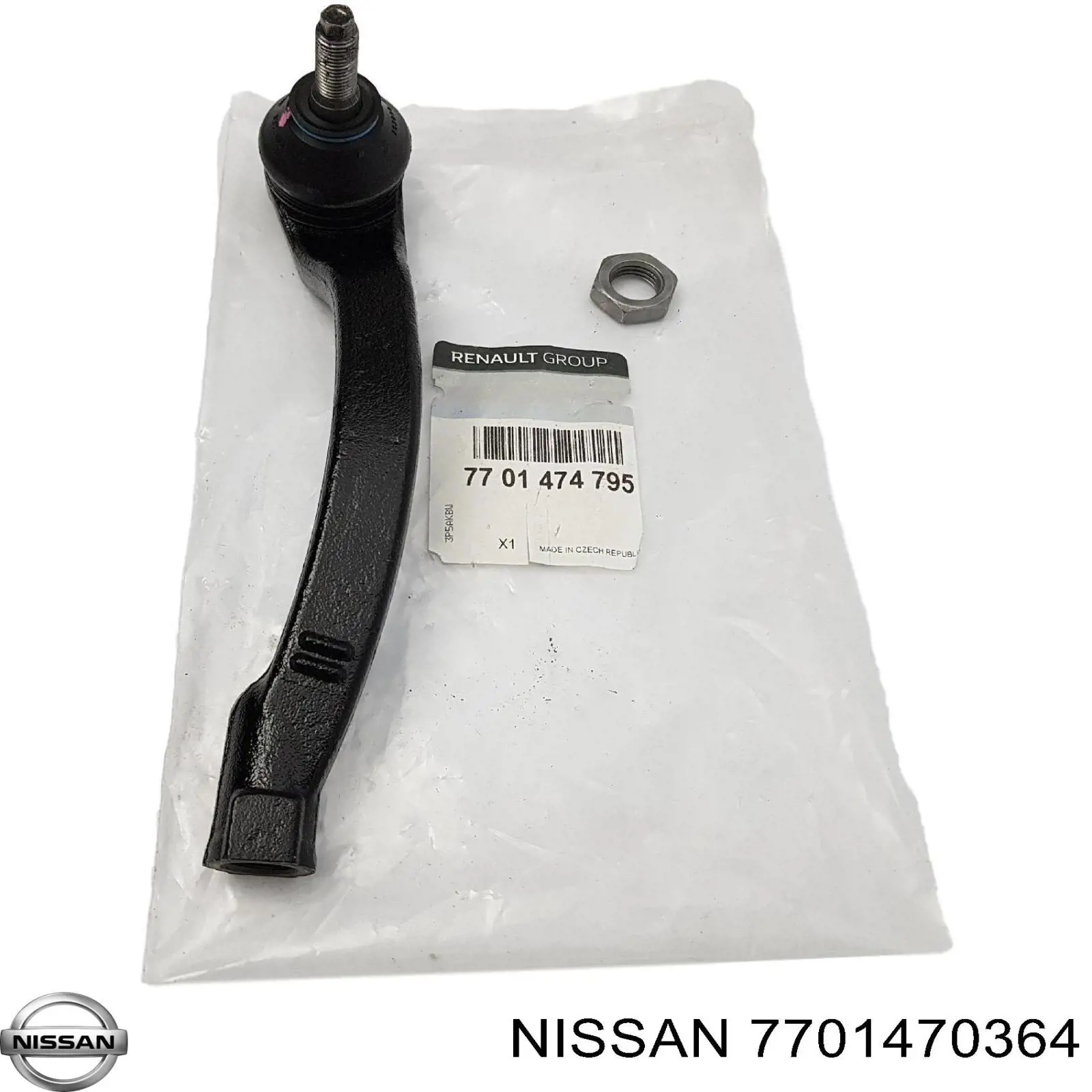 7701470364 Nissan rótula barra de acoplamiento exterior