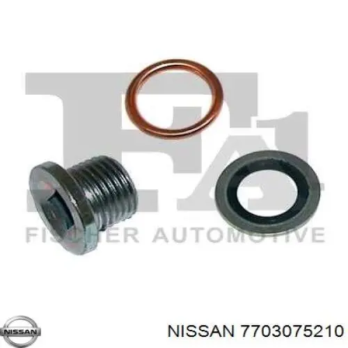 7703075210 Nissan tapón roscado, colector de aceite