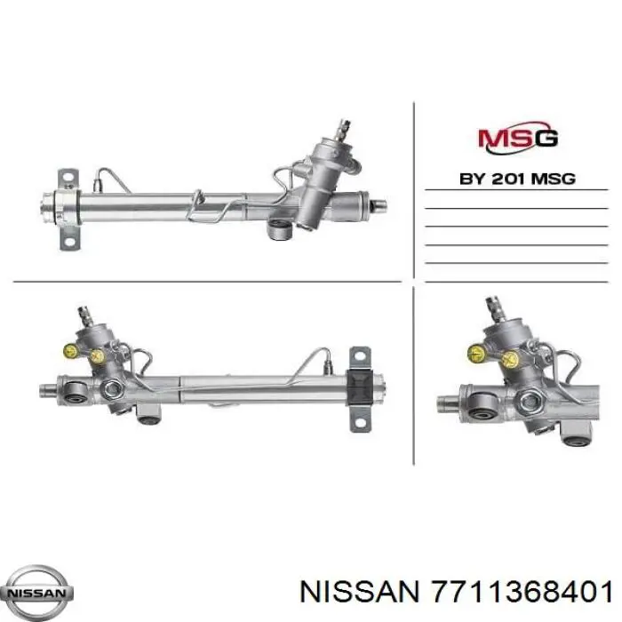 7711368401 Nissan cremallera de dirección