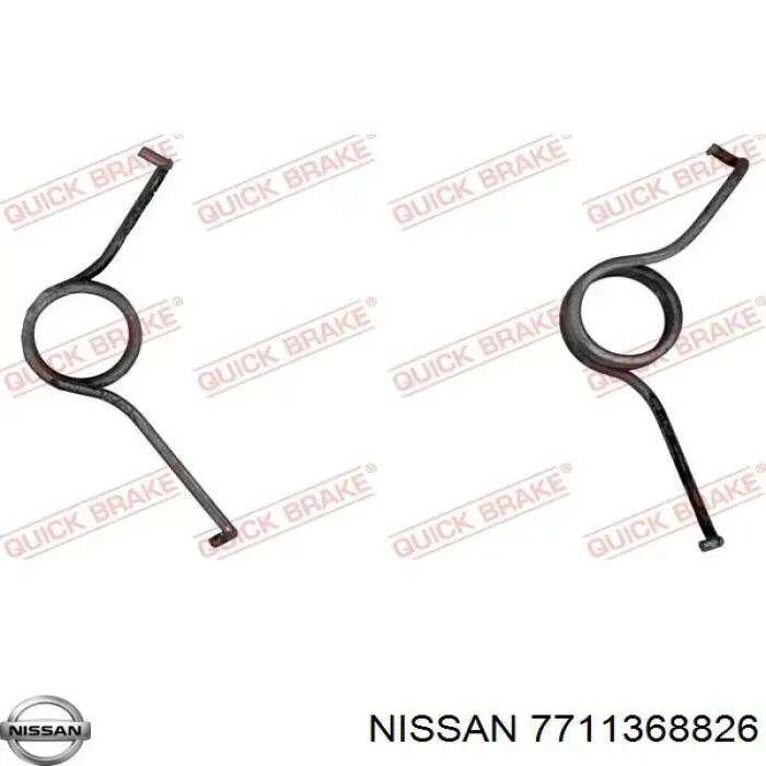 7711368826 Nissan pinza de freno trasera izquierda