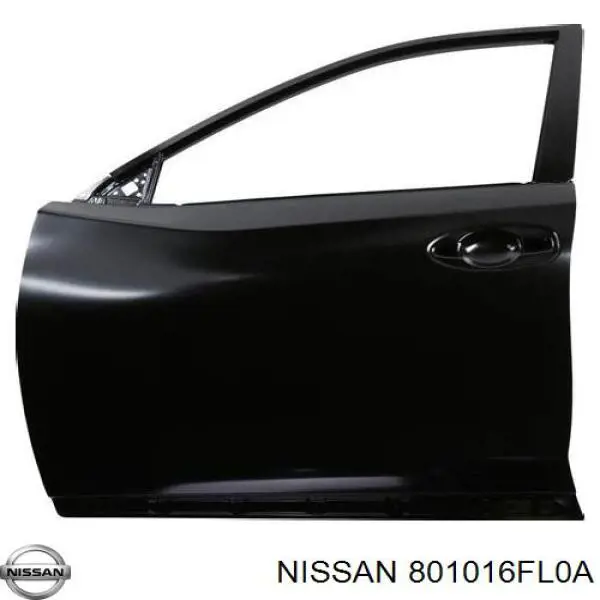  Puerta delantera izquierda para Nissan Rogue T32U