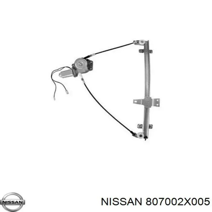 807002X005 Nissan mecanismo de elevalunas, puerta delantera derecha