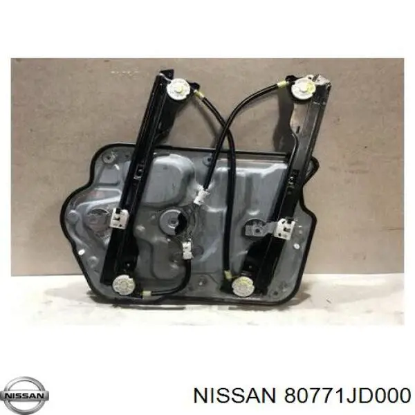 80771JD000 Nissan mecanismo de elevalunas, puerta delantera izquierda