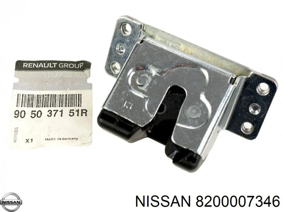 8200007346 Nissan cerradura de puerta de maletero