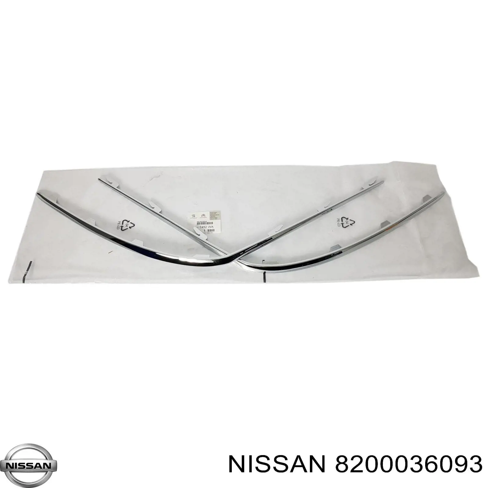  Listón embellecedor/protector, guardabarros trasero izquierdo para Nissan Primastar F4