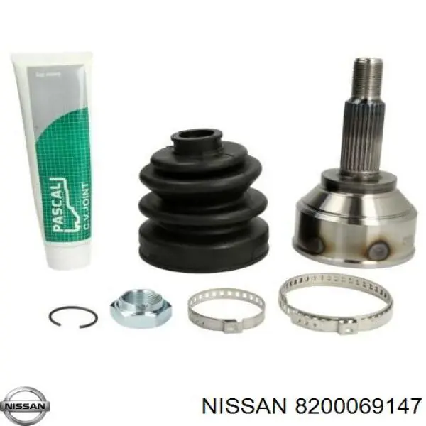 8200069147 Nissan árbol de transmisión delantero izquierdo