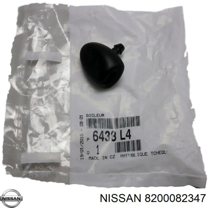 8200082347 Nissan tobera de agua regadora, lavado de parabrisas