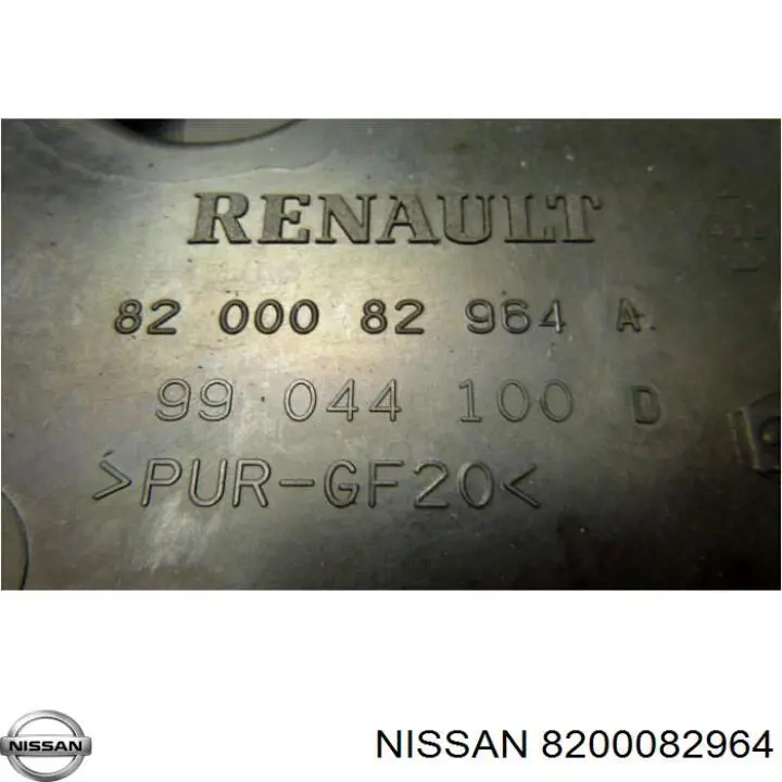 8200082964 Nissan tapa de correa de distribución