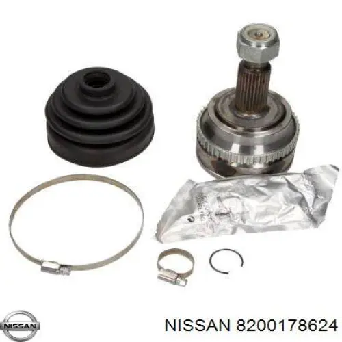 8200178624 Nissan árbol de transmisión delantero izquierdo