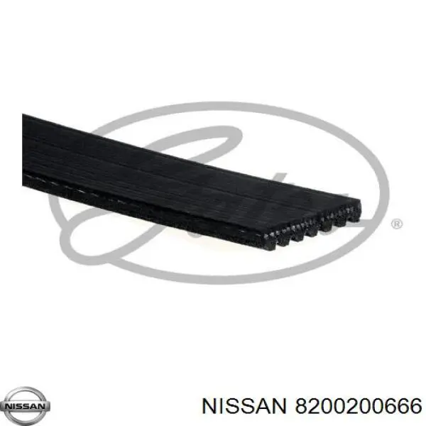 8200200666 Nissan correa trapezoidal