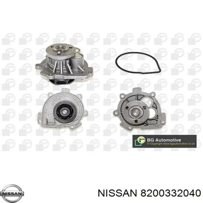 8200332040 Nissan bomba de agua