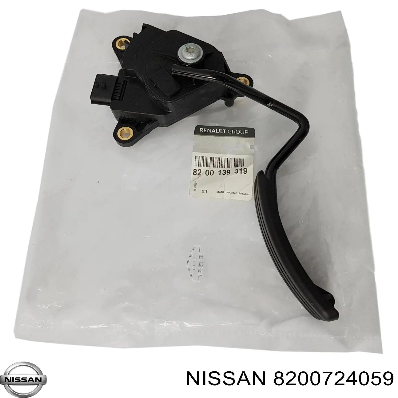 8200724059 Nissan pedal de acelerador