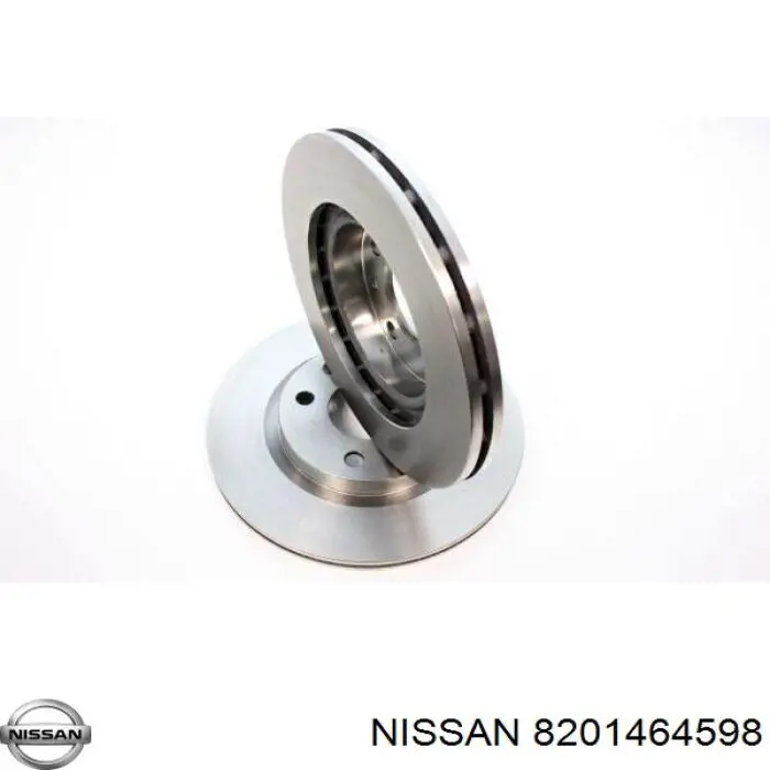 8201464598 Nissan freno de disco delantero