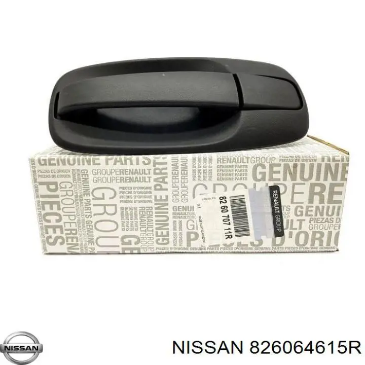 826064615R Nissan manecilla de puerta corrediza exterior