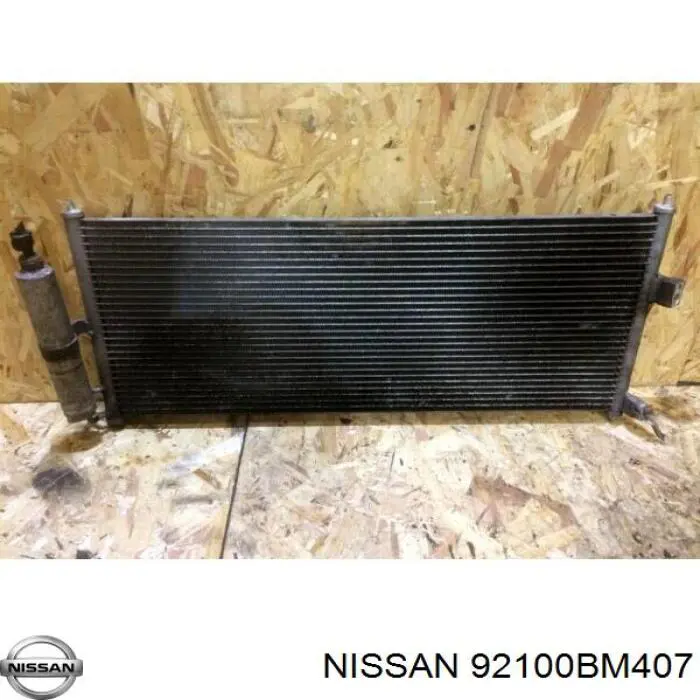 92100BM407 Nissan condensador aire acondicionado