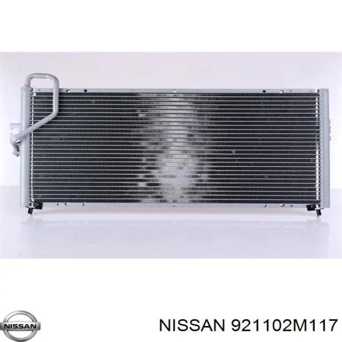 921102M117 Nissan condensador aire acondicionado