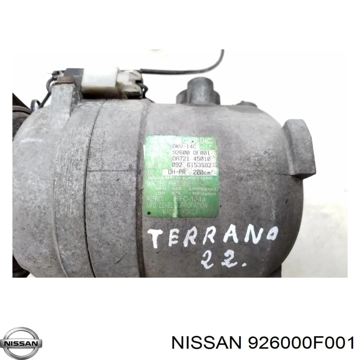 926000F001 Nissan compresor de aire acondicionado